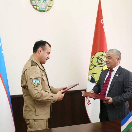 Налажено совместное сотрудничество между Национальной гвардией Республики Узбекистан и Национальной ассоциацией Таэквон-До ИТФ Узбекистана